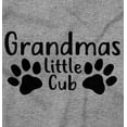 thumbnail image 2 of Grandmas Little Cub Grandchild Paws Toddler Boy Girl T Shirt Infant Toddler Brisco Brands 6M, 2 of 6