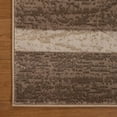thumbnail image 3 of HomeRoots 487064 8 ft. Patchwork Power Loom Stain Resistant Rectangle Runner Rug, Beige, 3 of 5