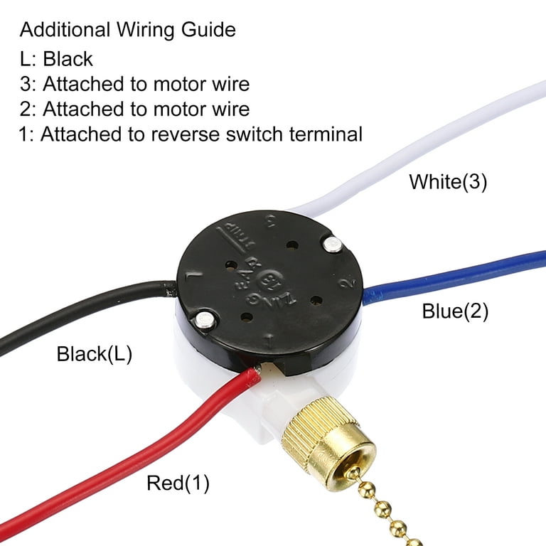 Uxcell Ceiling Fan Switch 3 Sd 4
