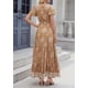 thumbnail image 5 of Vestido PRETTYGARDEN Verano 2025 Cuello en V Boho Floral XL, 5 of 7