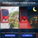 thumbnail image 5 of Matsuzay Lámpara de pared de inducción de movimiento Lámpara de alarma de sonido de flash de carga solar al aire libre Lámpara impermeable de granja Iluminación y accesorios Matsuzay HA013362-00, 5 of 6