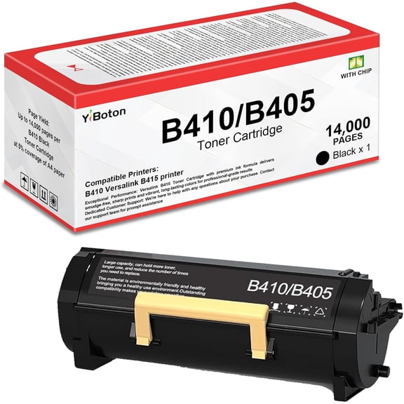 High Capacity B410 B415 Black 006R04726 Toner Cartridge Compatible with Xerox B410 B415DN Versalink B415 Printers