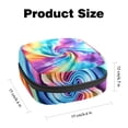 thumbnail image 2 of Tie Dye Sanitary Bags Period Purse Small Lipstick Pouch for Purse Travel Makeup Pouch for Women - Stylish Organizer for Your Sanitary Products, 2 of 6