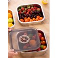 thumbnail image 2 of (Cuadrado Grande) Caja De Almacenamiento Sellada De Alimentos De Acero Inoxidable Con Tapa, 2 of 10