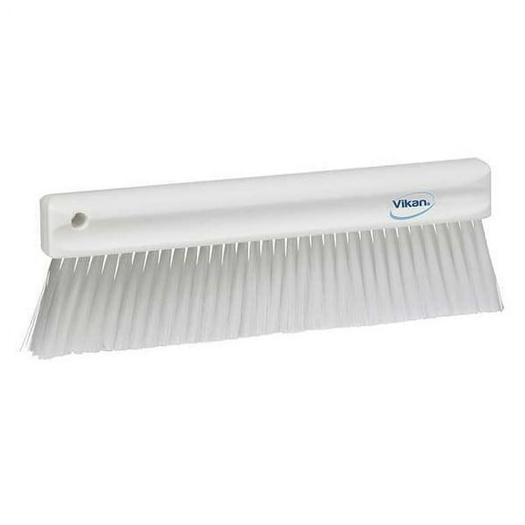 Remco 13" White Bench Brush, Polyester 45825