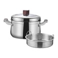 thumbnail image 2 of DOLITY Stainless Steel Steamer Pot Portable Steaming Pot for Home Travel Restaurant 24cm, 2 of 9