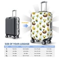 thumbnail image 6 of Lsque Funny Avocado In Mexican Clothes Printed Luggage Cover, Travel Luggage Protector,Scratch and Dirt Resistant, Fits 18-32 Inch Luggage - X-Large, 6 of 9