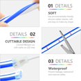 thumbnail image 4 of LED Neon Flex Strip Lights| 12V 6.5ft Rope Light Flexible Waterproof with DC Power Adaptor| for Christmas Lighting Decor Indoor Outdoor Home| White, 4 of 8