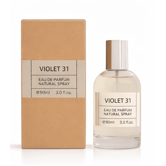 Violet 31 Eau de Parfum for Women – 3.0 oz (90 ml) Floral Violet Perfume Spray, Elegant Long Lasting Feminine Fragrance, Everyday Women's Perfume