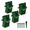 Green-1set, variant on 4 Deer Stand Brackets 4x4 Heavy Duty Blind