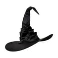 thumbnail image 2 of Sombrero de puntiaguda, accesorio de disfraz de personaje, mago, , mujer, hombre, sombrero para Sin colgante Zulema Sombrero negro, 2 of 7
