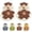 Two pcs Brown/47.2"X19.6", variant on Clearance! Upgraded Cute Rugs for Bedroom, Floral Area Rug, Non-Slip Absorbent Bathroom Mat Super Cute Machine Washable Bathroom Mat Floral Soft Fluffy Bath Mat 47"x20" A