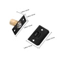 thumbnail image 2 of unbranded 4Ud Ball Catch Oculto En Negro De Metal Para Puertas Con Control De Fuerza Ajustable, 2 of 7
