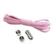 thumbnail image 5 of Cordones elásticos sin atar, 2 unidades, hebilla semicircular, sin atar Rosa, 5 of 9