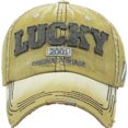 thumbnail image 2 of Lucky Denim Vintage Distressed Baseball Cap Dad Hat, 2 of 3