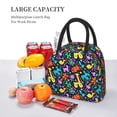 thumbnail image 5 of Salouo Colorful Air Balloons1 for Insulated Lunch Bag for Women/Men - Leakproof Cooler Tote Bag Organizer - Reusable Lunch Box for Office Picnic Hiking Beach-One Size, 5 of 6