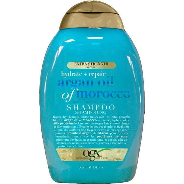 OGX Shampooing Extra Forte huile d' argan du Maroc + hydrate & revigore