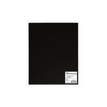 ADF Mat Blank 8x10 WhtCore Black 5pc