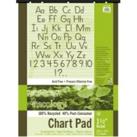Pacon Ecololgy Unruled Recycled Chart Pads