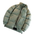 thumbnail image 4 of Maoxin Men's Coats Men's Casual Sports Daily Outdoor Stand Collar Long Sleeve Jacket Army Green XL, 4 of 8