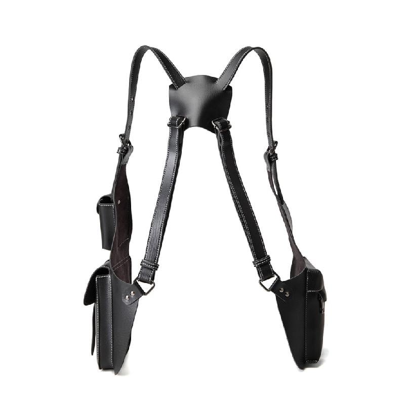 JZROCKER PU Retro Underarm Holsters Pouches with Adjustable Shoulder Strap for Film Enthusiasts and Player