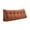 Orange, variant on MKHSQHDG Today's Deals Triangular Headboard Pillow Twin Xl for Dorm Headboard Bed Pillows Bolster Cushion Bed Bolster Triangular Backrest