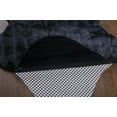 thumbnail image 2 of Home Soft Things Faux Fur Rug with Slip Stopping Pad - Mink - Black - 30" x 47", 2 of 3