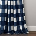 thumbnail image 3 of Lush Decor Room Darkening Window Curtain Panel 84" x 52" Navy, 3 of 5