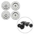 thumbnail image 4 of Discos de freno de llanta de rueda RC para accesorios de camión de coche a plata Sunnimix disco de freno de coche mini, 4 of 6
