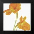 thumbnail image 2 of Greene, Taylor 12x12 Black Modern Framed Museum Art Print Titled - TANGERINE FLORAL PAIR, 2 of 5