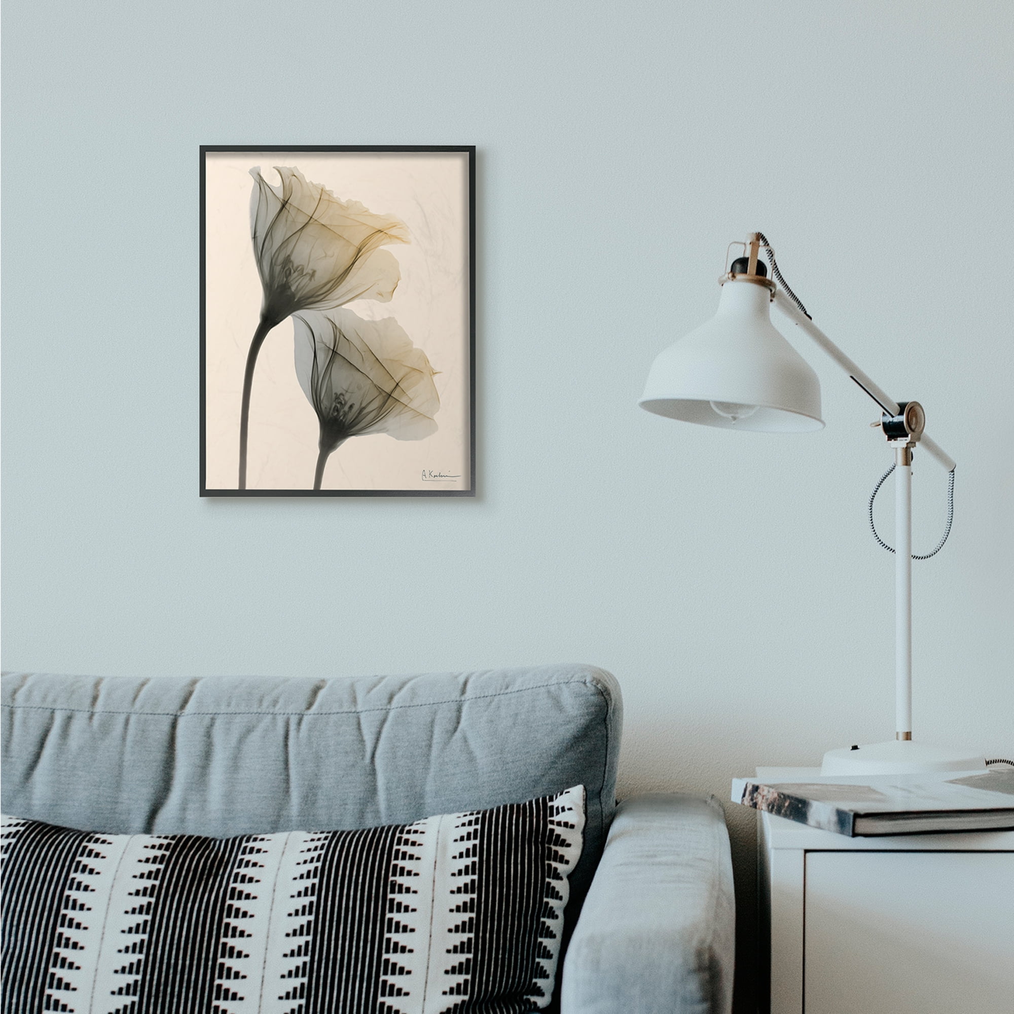 Neutral Light Flower 16 in x 20 in Framed Photography Photographic Wall Art, by Stupell Home Décor