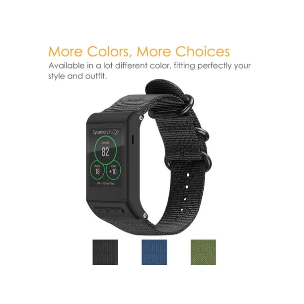 Fintie Band Compatible with Garmin VIVOACTIVE HR, Soft Nylon Sport Straps Adjustable Replacement Watch Bands with Metal Buckle Compatible Garmin Vivoactive HR Sports Smart Watch - Walmart.com