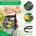 thumbnail image 4 of Yayeee Waist Apron with Pockets for Cooking Waterproof Half Server Aprons, Flamingo Pattern, 4 of 7