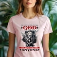 thumbnail image 5 of He Who Kneel Before God Can Stand Before Anyone Christian T-Shirt, White, Size S, 5 of 6