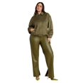 thumbnail image 3 of ELOQUII Women's Plus Size Slit Hem Faux Leather Pant, 3 of 4