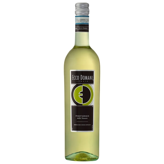 Ecco Domani Pinot Grigio White Wine, 750ml Bottle, 12.5% ABV