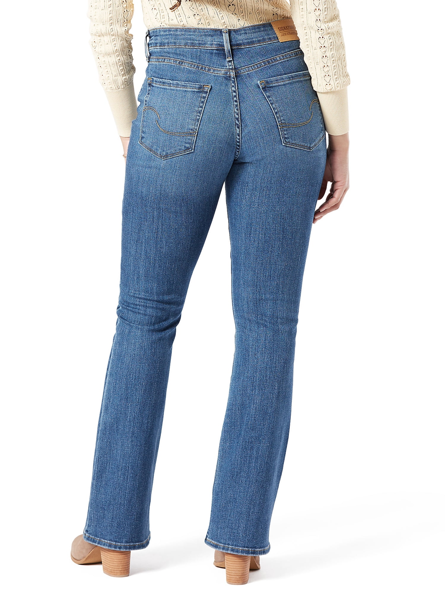 Levi Strauss Signature Women's and Women's Plus Mid Rise Bootcut Jeans