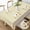 Beige, variant on Square Table Cloth,100% Waterproof Tablecloth OilProof SpillProof Vinyl Table Cloth, Wipe Clean Plastic Table Cover for Dining, Camping, Indoor and Outdoor 54" x 54",Mum Bloom
