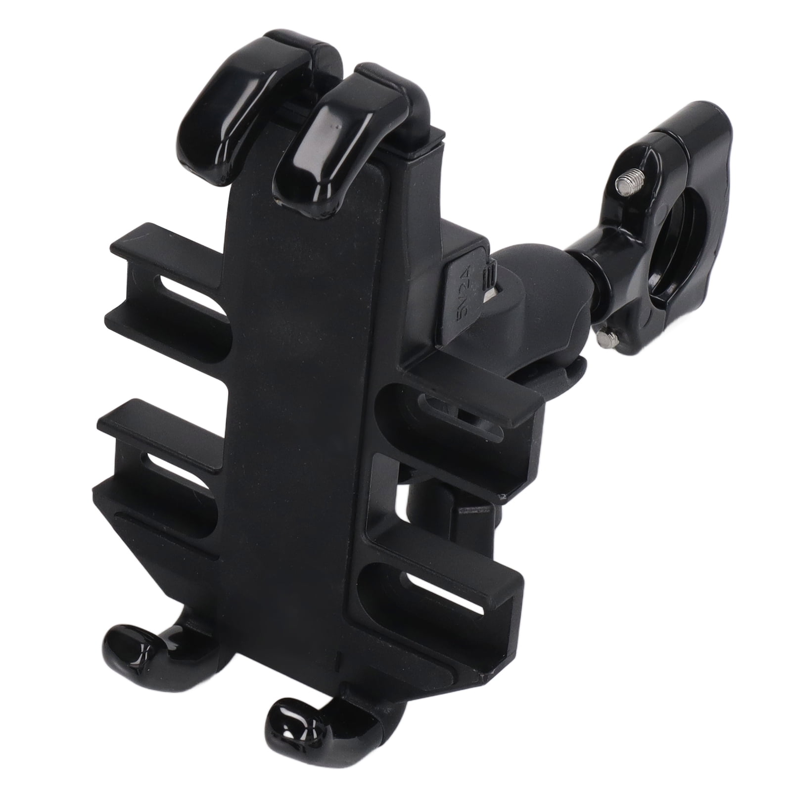Motorcycle Phone Holder USB Charging 10?24V Fork Stem Mount