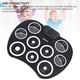thumbnail image 4 of Batería Electrónica, Silicona 9 Almohadillas Educativas Enrollables USB Con Baquetas De Pedal Para Exteriores, 4 of 7