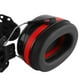 thumbnail image 1 of 2 uds casco accesorio orejera ángulo de reducción de ruido ajustable casco telescópico orejera rojo negro, 1 of 5