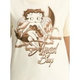 thumbnail image 4 of Betty Boop Women’s Angel Graphic Tee with Short Sleeves, Sizes XXS-2XL, 4 of 5