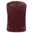 thumbnail image 4 of Htigea Women's Faux Fur Vest Coat Solid Sleeveless Cardigan Jacket Stylish Open Front Gilet Outerwear Wine L, 4 of 5