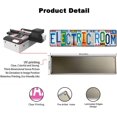thumbnail image 3 of Vintage Electrical Room Sign License Plate Metal Tin Signs Electric Closet Sign, Restaurants, Hotels & Bars 16x4In, 3 of 5