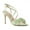 Pale Green, variant on XYD Women Open Toe Ruched Cross Strap Sandals Strappy Buckled Stiletto High Heels Elegant Summer Dressy Bridal Shoes Size 7 Pale Green