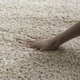 thumbnail image 6 of SAFAVIEH Santa Monica Cali Solid Shag Area Rug, Beige, 6'7" x 9'6", 6 of 10
