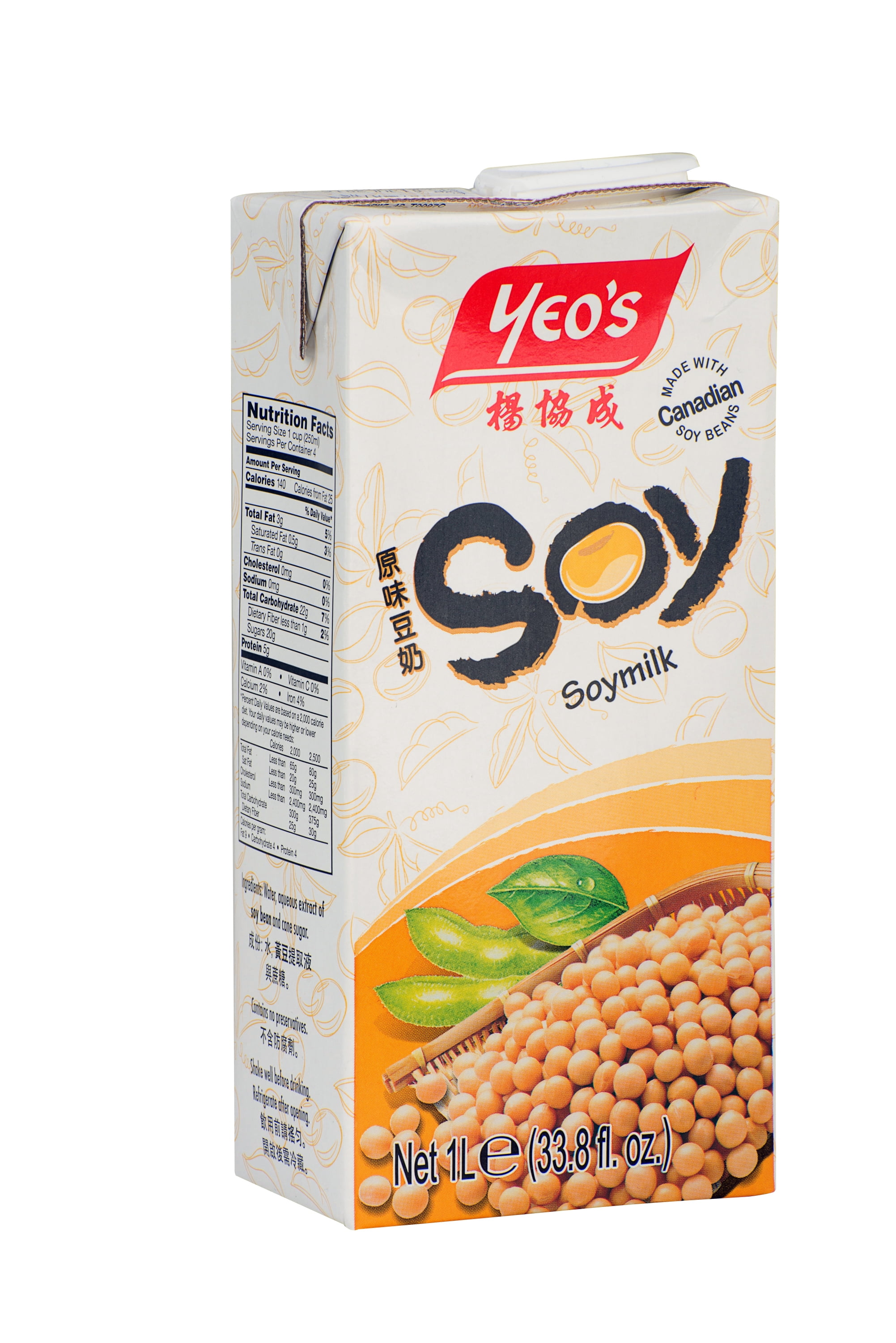 YEO’S Soy Milk [Box] (12/33.8FZ)