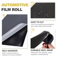 thumbnail image 4 of Uxcell 1Set Carbon Fiber Vinyl Wrap 12" x 1ft Self-Adhesive w Scraper Light Gold, 4 of 7