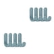 thumbnail image 2 of Billuyoard 4/6 Uds. Gancho para toallas colgador de puerta de plástico colgador de pared autoadhesivo perchas para sombreros Type1 NO1, 2 of 6