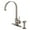 Brushed Nickel, variant on Kingston Brass LS8710DLBS Concord Single-Handle Kitchen Faucet with Brass Side Sprayer, Matte Black